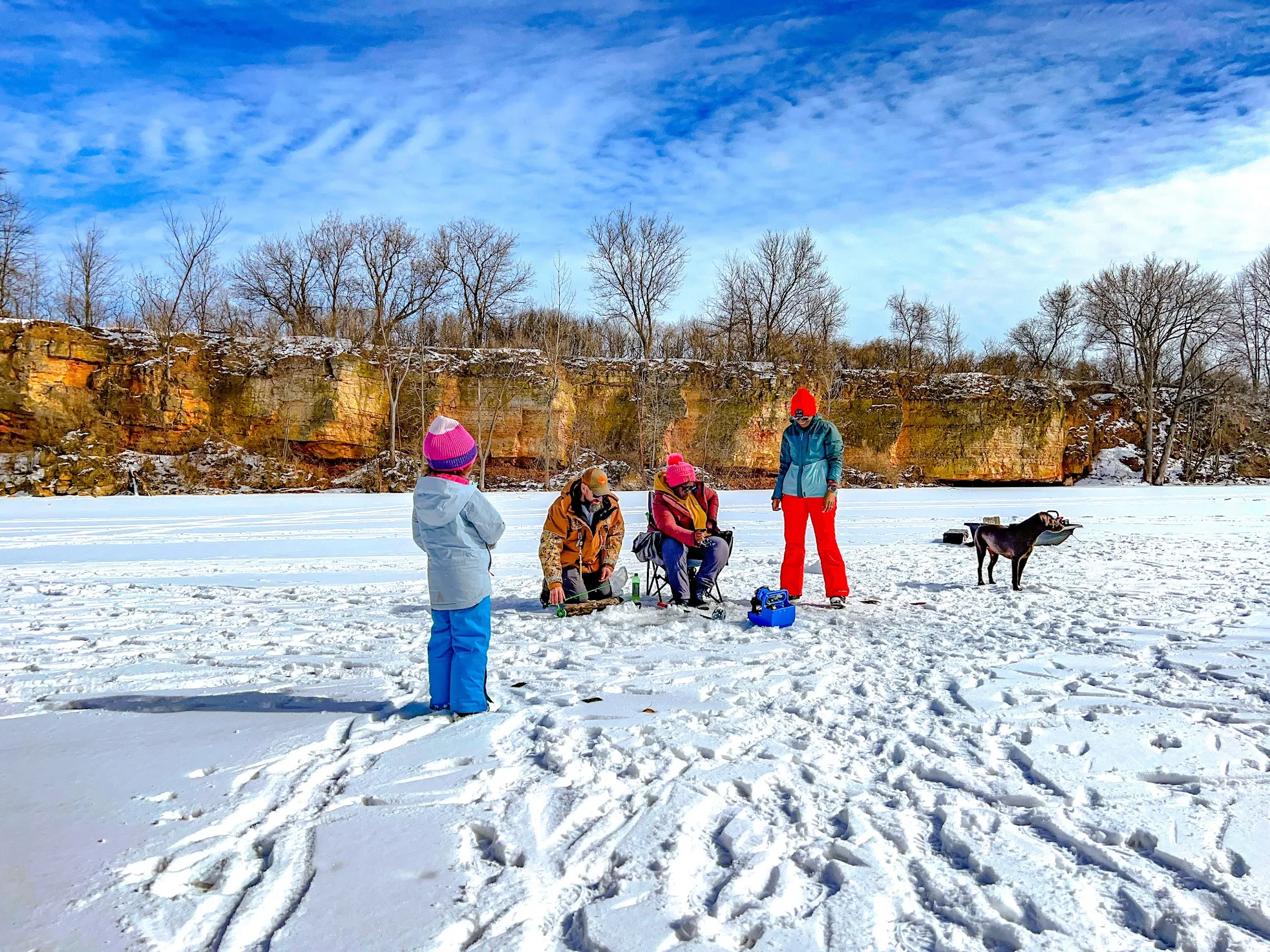 Wisconsin Adventure Family Ice Fishing